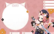 animal_ears artist:shxno_ cat character:diona_(genshin_impact) flower overlay overlay:chatting overlay:gaming pattern png series:genshin_impact tos:resale_prohibited // 780x485 // 115KB