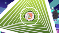 artist:spvwvky food splash stinger stripes sushi tos:credit_required triangle webm // 780x440 // 482KB