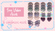 artist:qveenkeeks asset butterfly heart pattern png star sunglasses tos:credit_optional tos:modification_prohibited tos:redistribution_prohibited // 780x439 // 174KB