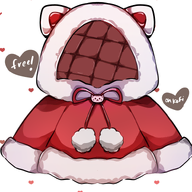 animal_ears artist:dayleaf asset bow cat christmas clothes coat fur_trim hoodie pattern png pompom shirt // 780x780 // 316KB