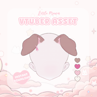 animal_ears artist:littlemewn asset dog live2d ribbon tos:redistribution_prohibited tos:resale_prohibited // 780x780 // 177KB