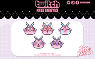 animal artist:jenihara baphy emote goat png // 800x500 // 124KB