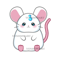 animal artist:yoshinoart live2d mascot mouse tos:commercial_use_prohibited tos:credit_required tos:modification_prohibited vtuber_model // 1005x1005 // 184KB