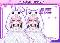 animal_ears artist:mado_hime asset blanket cat clothes ghost halloween png rabbit tos:credit_optional // 780x557 // 334KB