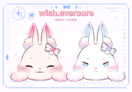 animal artist:wishevercore asset bow hat mascot png rabbit tos:credit_required tos:modification_allowed // 780x542 // 168KB