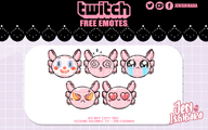 animal artist:jenihara axolotl emote png // 800x500 // 119KB
