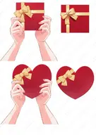 artist:nekonokuroko_tw asset bow gift_box heart png present tos:redistribution_prohibited tos:resale_prohibited valentines_day with_arms // 724x1024 // 154KB