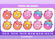 animal_ears artist:mado_hime cat donut pattern png sub_badge tos:credit_required // 780x557 // 283KB