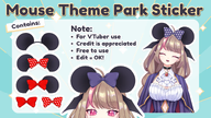 animal_ears artist:koumariya asset bow character:mickey_mouse_(disney) character:minnie_mouse_(disney) dots headband mouse_(animal) pattern png series:disney tos:credit_optional tos:modification_allowed // 780x439 // 312KB