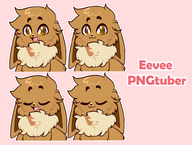 animal artist:rykerclouds character:eevee_(pokemon) png pngtuber_model series:pokemon // 780x591 // 183KB