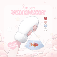 animal artist:littlemewn asset bag fish gloves goldfish live2d mascot paw tos:redistribution_prohibited tos:resale_prohibited with_arms // 780x780 // 207KB