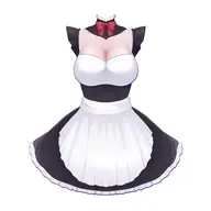 apron artist:nayami asset cleavage clothes dress female frills large_chest maid outfit png // 780x780 // 59KB