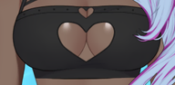 artist:elianmanedfolf bra clothes heart_cutout model:suiika model_modification // 344x168 // 43KB