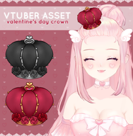 artist:napdraws asset crown flower hat heart png price:membership tos:modification_only_color valentines_day // 780x797 // 463KB