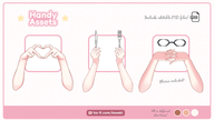 arms artist:tawaki asset_collection eating fork gendo_pose glasses heart_hands knife png psd utensils // 780x439 // 136KB