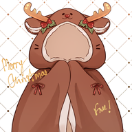animal_ears antler artist:dayleaf asset blanket bow christmas clothes hood pattern png reindeer // 780x780 // 353KB