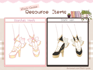 artist:wishevercore asset bow clothes heels high_heels moon pattern png shoes star tos:commercial_use_prohibited tos:credit_required tos:follow_required tos:redistribution_prohibited // 780x588 // 188KB