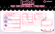artist:jenihara flower_petal pattern psd tos:modification_prohibited twitch_panel // 780x488 // 147KB
