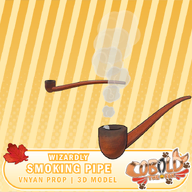 3d artist:coboldthefox asset tobacco_pipe tos:commercial_use_allowed tos:credit_optional vnprop // 720x720 // 215KB