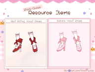 artist:wishevercore asset bow clothes lace mid_heel png red_riding_hood sakura shoes tos:commercial_use_prohibited tos:credit_required tos:follow_required tos:redistribution_prohibited // 780x588 // 129KB