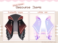 artist:wishevercore asset butterfly cape clothes lace pattern png tassel tos:commercial_use_prohibited tos:credit_required tos:follow_required tos:redistribution_prohibited // 780x588 // 200KB