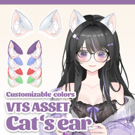 animal_ears artist:kyokistudio asset cat live2d // 780x780 // 498KB