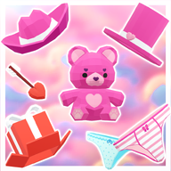 3d artist:dariruupom91049 asset clothes cowboy_hat cupid_arrow hat lowpoly panties present teddy_bear throwable top_hat tos:credit_required tos:resale_prohibited underwear valentines_day // 780x780 // 451KB