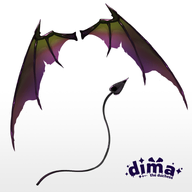 artist:dimaduchess asset bat_wings customizable halloween live2d png succubus tail wings // 780x780 // 131KB