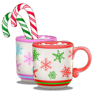 artist:7mcproductions asset candy_cane christmas drink marshmallow mug pattern png snowflake // 1000x1000 // 427KB