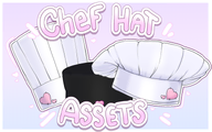 artist:greyskale asset chef_hat clothes format_uncertain hat heart live2d valentines_day // 780x488 // 244KB