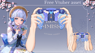 artist:shxno_ asset character:kamisato_ayaka_(genshin_impact) game_controller joystick png series:genshin_impact tos:resale_prohibited with_arms // 780x439 // 340KB
