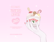 artist:littlemewn asset candy_cane christmas cookie female food ginger_bread_man holly ice_cream live2d painted_nails spoon tos:redistribution_prohibited tos:resale_prohibited with_arm wooden_utensil // 780x609 // 109KB