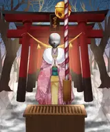artist:rokirokidan asset bell clothes coat flower fur_trim new_years outfit pattern png saisen_box scene shrine snow torii tos:modification_only_color tos:redistribution_prohibited tos:resale_prohibited tos:retweet_required tree winter with_body yukata // 500x600 // 32KB