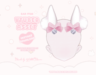 animal_ears artist:littlemewn asset customizable live2d rabbit ribbon tos:redistribution_prohibited tos:resale_prohibited // 780x609 // 136KB