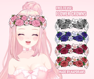 artist:napdraws asset crown flower_crown png tos:modification_only_color // 780x659 // 466KB