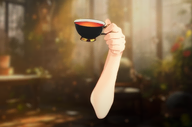 artist:shirreyw drink live2d tea tea_cup with_arms // 780x516 // 278KB