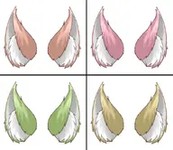 animal_ears artist:rokirokidan asset cat fox png tos:retweet_required // 895x774 // 38KB
