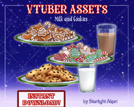 artist:starlightakari asset chocolate_chip_cookie chocolate_milk christmas cookie drink food gingerbread milk png sugar_cookie tos:modification_prohibited tos:redistribution_prohibited // 780x624 // 543KB