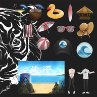 artist:streamassets asset_collection background ball baseball_hat beach beach_ball beach_chair chair cocktail coconut_cup drink female floatie hat logo male outfit parasol png rubber_duck straw summer sun_hat sunglasses surf_board team_seas tiki_bar trash umbrella with:jeans with_arms with_body // 780x780 // 298KB