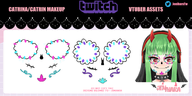 artist:jenihara asset character:catrin_(day_of_the_dead) character:catrina_(day_of_the_dead) day_of_the_dead makeup png // 780x390 // 157KB