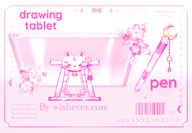 artist:wishevercore asset cat customizable drawing_tablet flower moon pattern pen png tassel tos:commercial_use_allowed tos:credit_required tos:modification_allowed // 780x542 // 260KB
