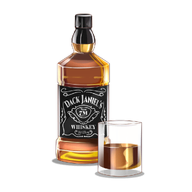 artist:7mcproductions asset drink jack_daniels png whiskey whiskey_glass // 1000x1000 // 299KB