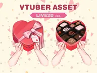 artist:marinki asset bow chocolate chocolate_box has:tag heart live2d tos:credit_required tos:resale_prohibited valentines_day with_arms // 780x585 // 222KB