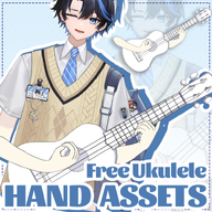 artist:kyokistudio asset hand_tracking live2d musical_instrument ukulele // 780x780 // 408KB