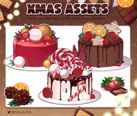 artist:neillayane asset_collection cake candy christmas food frosting png tos:commercial_use_prohibited tos:credit_optional tos:modification_prohibited tos:redistribution_prohibited // 780x662 // 661KB