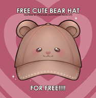 animal_ears artist:napdraws asset baseball_hat bear clothes has_face hat pattern png tos:modification_prohibited // 780x797 // 209KB
