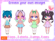 artist:mado_hime bow chibi customizable female horns live2d shorts skirt tail tos:commercial_use_allowed tos:credit_required tos:redistribution_prohibited tos:resale_prohibited vtuber_model wings // 780x585 // 283KB