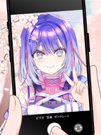 artist:nizimalive gesture gesture:v_symbol phone sakura selfie tos:follow_required tos:retweet_required with_arms // 675x900 // 685KB