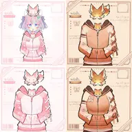 animal artist:wishevercore asset bow cardigan clothes female flat_chest fox hat hoodie male mascot medium_chest png shirt tos:credit_required tos:modification_allowed zipper // 1560x1556 // 233KB