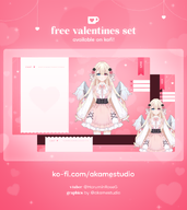 artist:akamedesu overlay overlay:chatting overlay:gaming png valentines_day // 780x878 // 290KB
